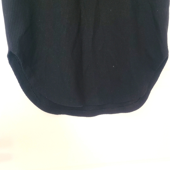 Round Hem Waffle Tee - Picture 3 of 4